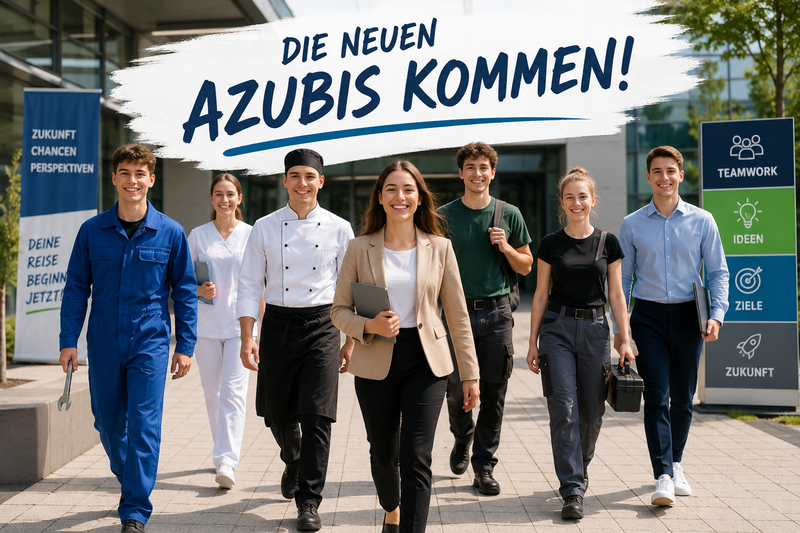 Azubis kommen